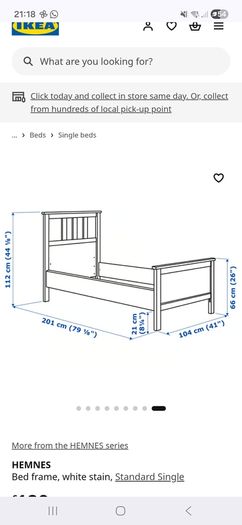 Single bed frame