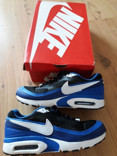 Nike Air Max BW Black White Game Royal (GS) Size UK-6/EUR-39820344-002 Black/White-Game Royal-Deep Royal Blue-2016