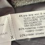 Zara grey coat xsmall oversized style fit 10/12 Image 9