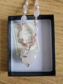 Giani Jewellery Pink Heart Necklace