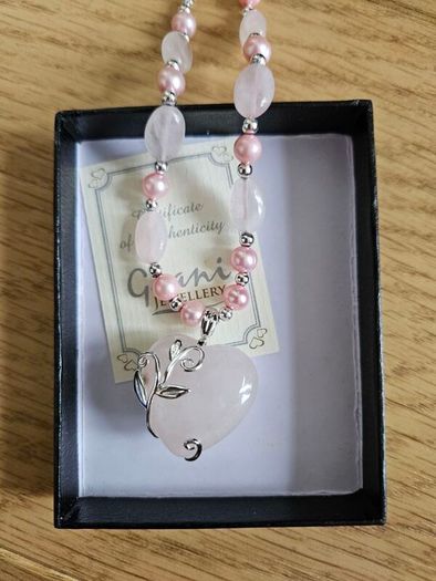 Giani Jewellery Pink Heart Necklace