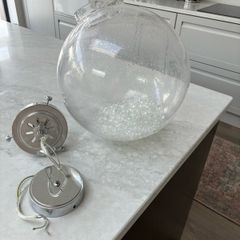Glass ceiling lamp