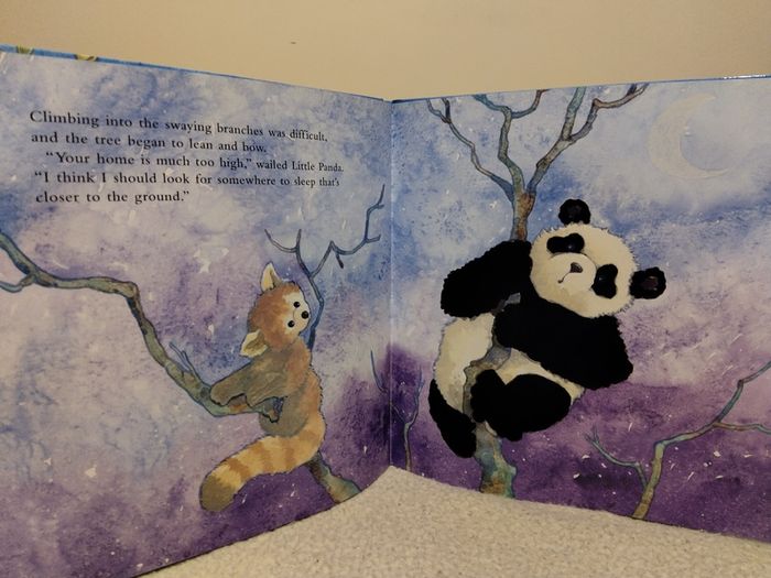 Little Panda, A Soft To Touch large Hardback Book
