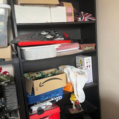 Bookshelves IKEA Billy black tall great condition