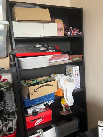 Bookshelves IKEA Billy black tall great condition