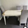 IKEA Rosenthorp Extendable white table Image 6