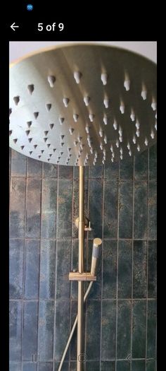 Brushed Brass Luxury Exposed Shower