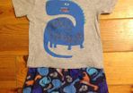 Age 3-4 Dinosaur Shortie Pyjamas