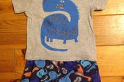 Age 3-4 Dinosaur Shortie Pyjamas
