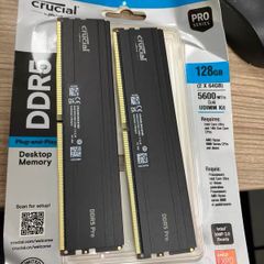 Crucial Pro Ddr5 128gb 2x64gb 5600mt Cl46 Ram Kit
