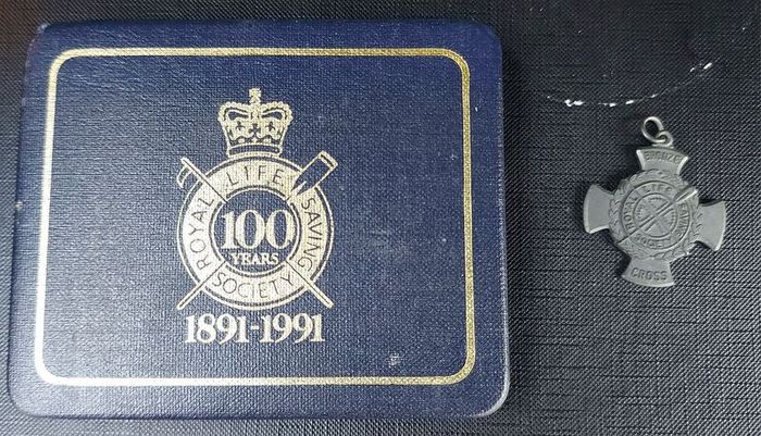 Life Saving Award Medalion And Medal 1891-1991