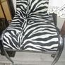 CAVALLI postmodern zebra chrome chair Image 3