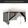 3 x 3m Pop-Up Gazebo with Mesh Sides & Carry Bag Image 6