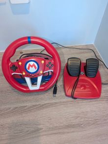 Mario Kart Racing Wheel and Pedals