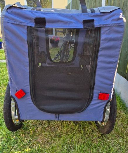 Pet bicycle trailer