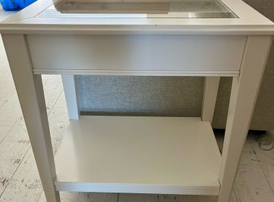 Solid wood side table