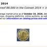 Pope Francis Vatican 2 Euro 2014  UNC Image 4