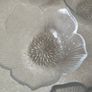 Vintage Set 7 Lotus Clear Glass Bowls Image 9