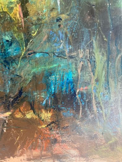 Large Original Abstract Painting Irish abstract art Warm Aesthetic