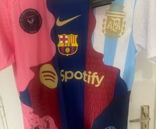 Messi 5 in 1 Career Mashup Jersey - Brand New Unworn
