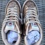 Zara High Top Sneaker with Glittery Detail (size 13.5) Image 4