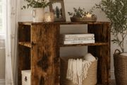 Mobile Storage Side Table with Wheels