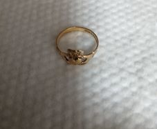 Ladies Gold Cladagh Ring 9ct  Irish