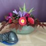 VASE - Vintage - 'Bagley ' - Frosted Glass Image 2