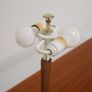 Vintage Swedish Metal, Brass and Teak Table Lamp Model 8453 by Borens, 1940/1950s Image 10