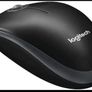 Game Office Mouse Logitech B100 USB Maus Optischer Sensor, PC/Mac/Chromebook schwarz black Image 3