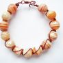 Chunky gemstone bracelet/bangle,Sardonyx, new.gift Image 2