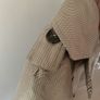 Crop trench coat jacket Image 4