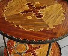 vintage bar cart