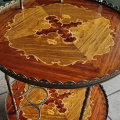 vintage bar cart