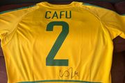 Cafu signed Brazil jersey