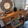 Solid Oak consol table Excellent condition Image 2