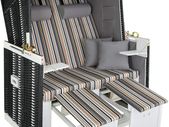 _Baltic Sea beach chair, 2-seater, 4-way adjustable backrest