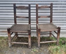 Farmhouse Sugan Chairs 2 qty