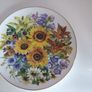 plates porcelane wall decoration germany production floral flowers grande finale ursula band Image 7