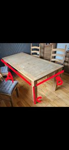 large table + chairs