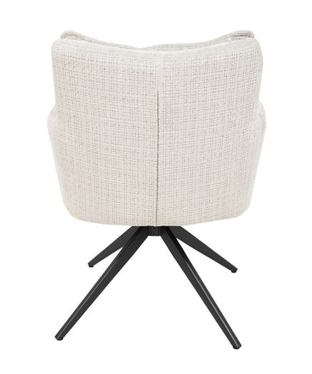 Cremona Swivel Armchair Light Grey Chenille 360