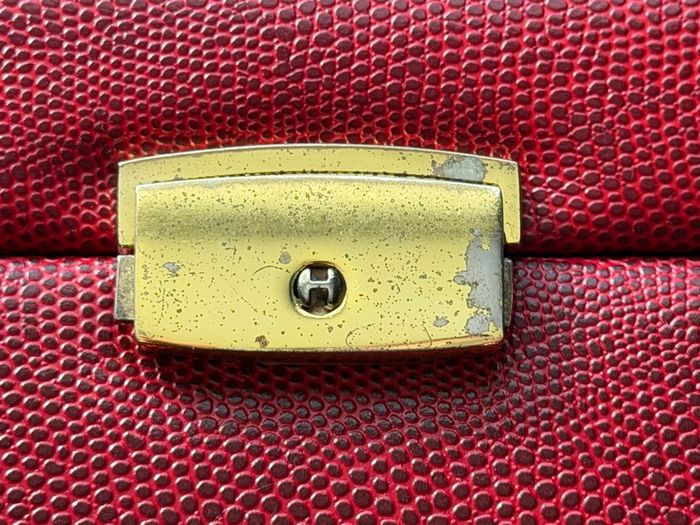 Large Burgundy Vintage Style Jewellery Box with Mirror and Drawers