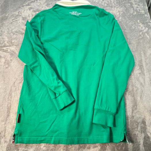 Ireland IRFU 2019 Rugby World Cup Japan Polo Shirt - Medium - Official - Green