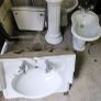 Cast iron bath, sink, toilet and pull chain cister Image 4