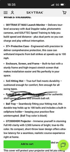 golf simulator