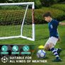 Football Goal 6ft x 4ft All Weather uPVC 70mm Thick Image 2