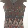 Paco UK leisurewear  brown dress/tunic size UK12/14 EU40/42 Postage included Image 2