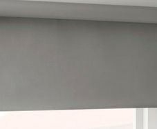 Block-out roller blind, grey, 160x195 cm