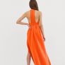 ASOS Orange dress golden belt size 8 Image 2