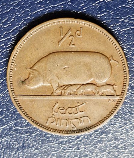 Ireland 1946 Half 1/2 Penny